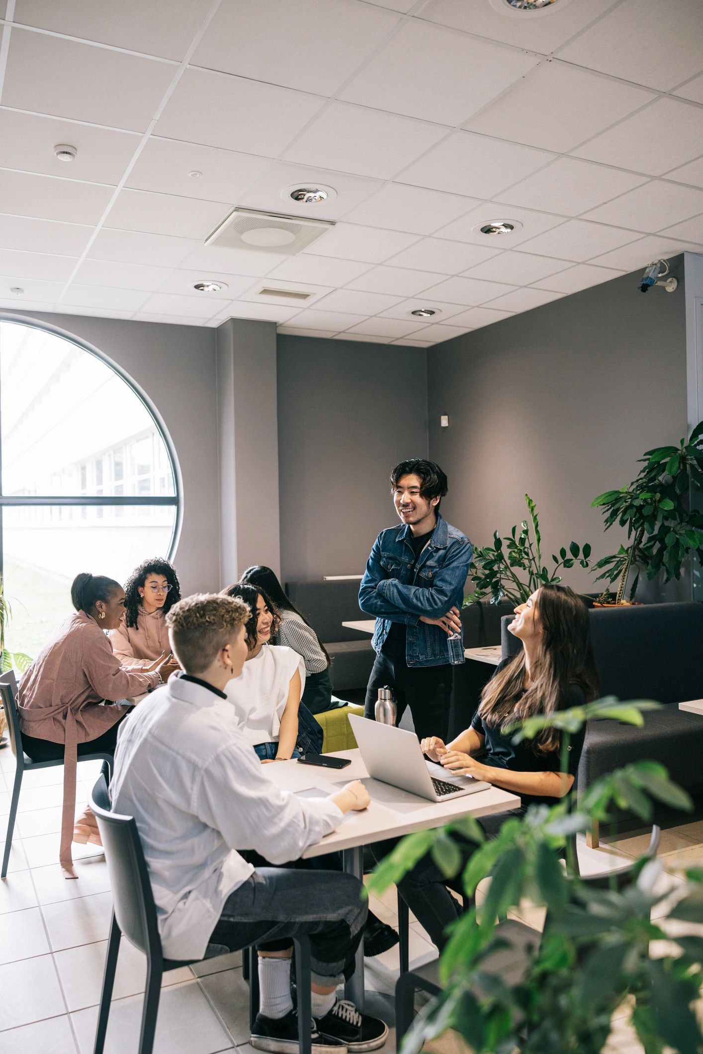 Design team collaborating in a studio setting